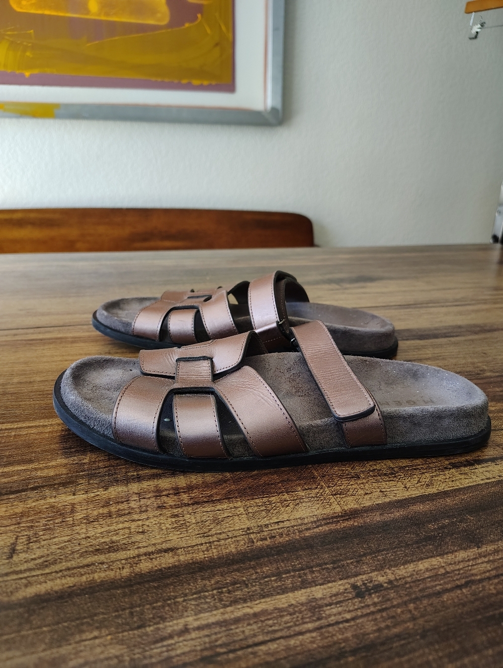 M.Gemi Emanuela in cocoa Leather Size 40 9 Sandals